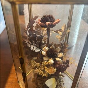 Dried Floral Vintage Chic Gold Case Persevered Flowers So Unique Final Sale
